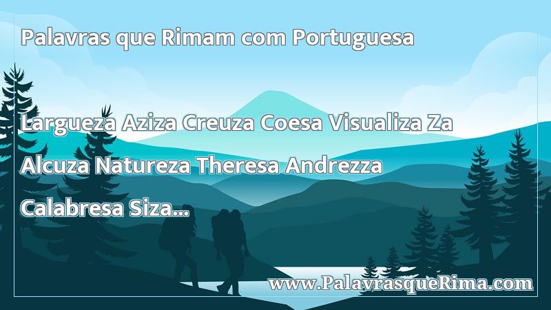 Lista De Palavras Que Rima Com Portuguesa